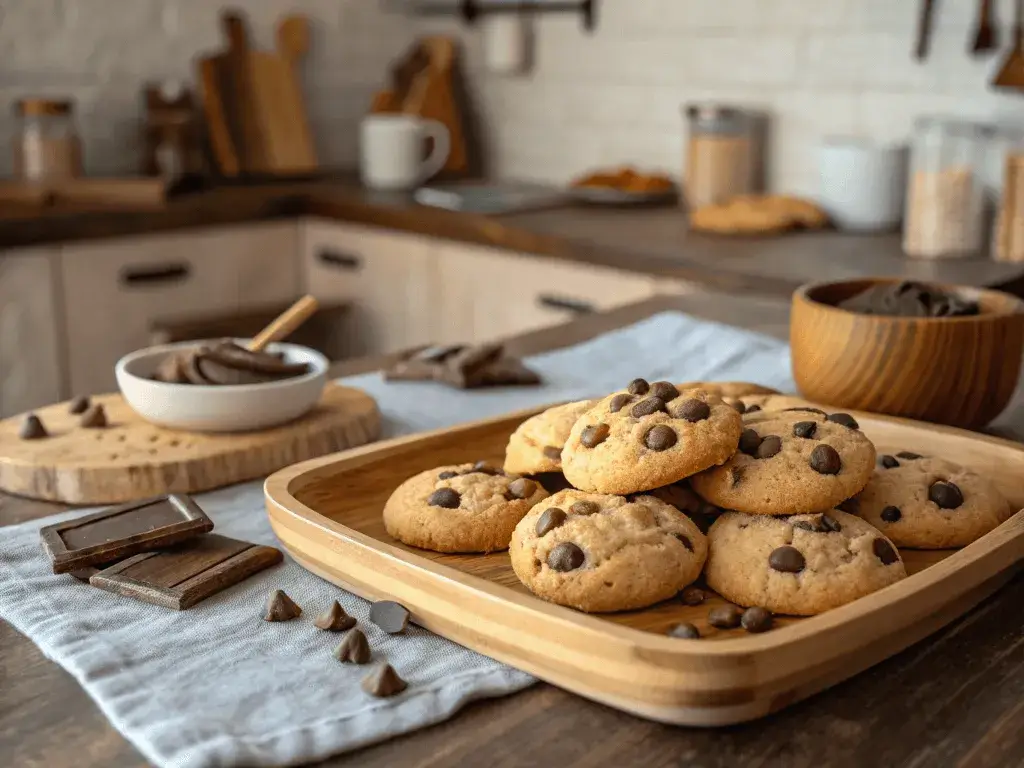 mini cookies chips sweet crunchy snack
