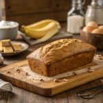 3 ingredient banana bread with cake mix