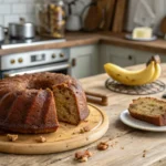 Banana Wacky Cake moist and delicious slice