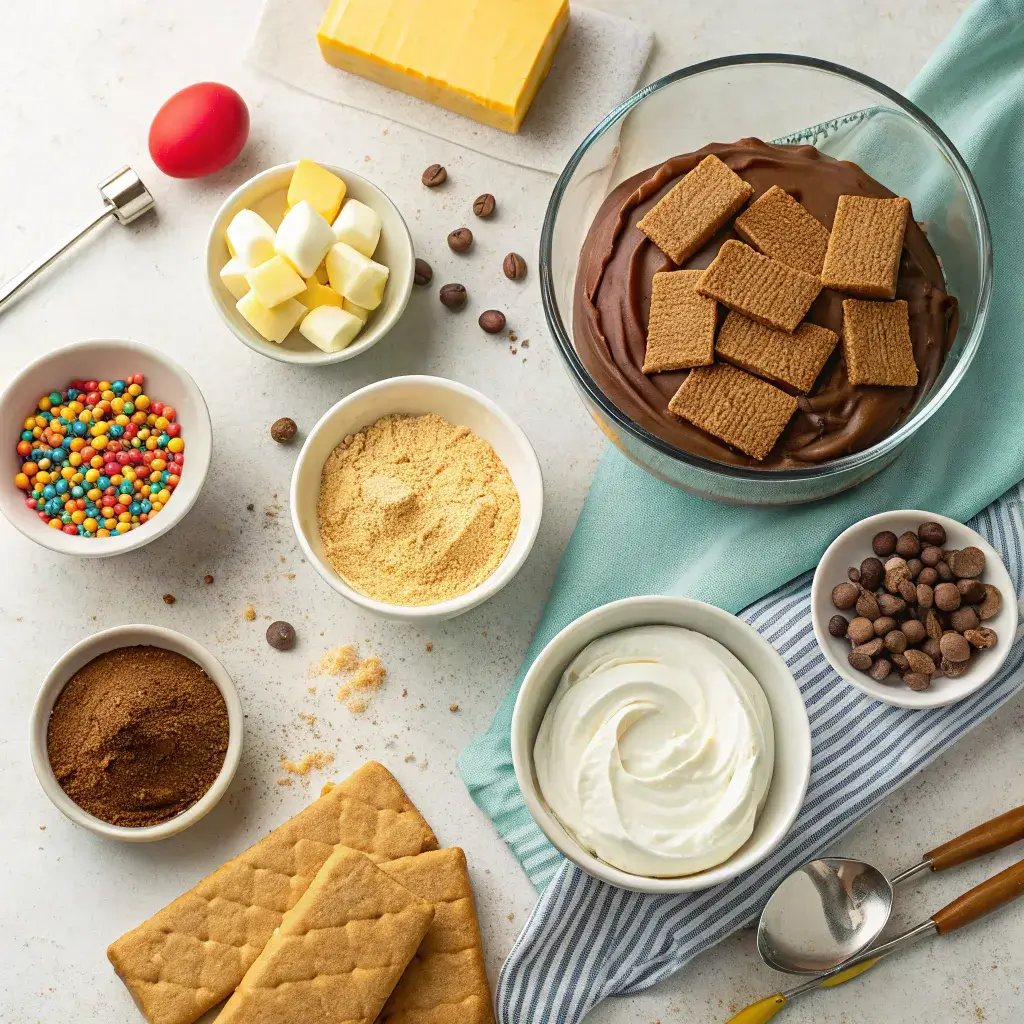 Ingredients for Rock Bottom Pie