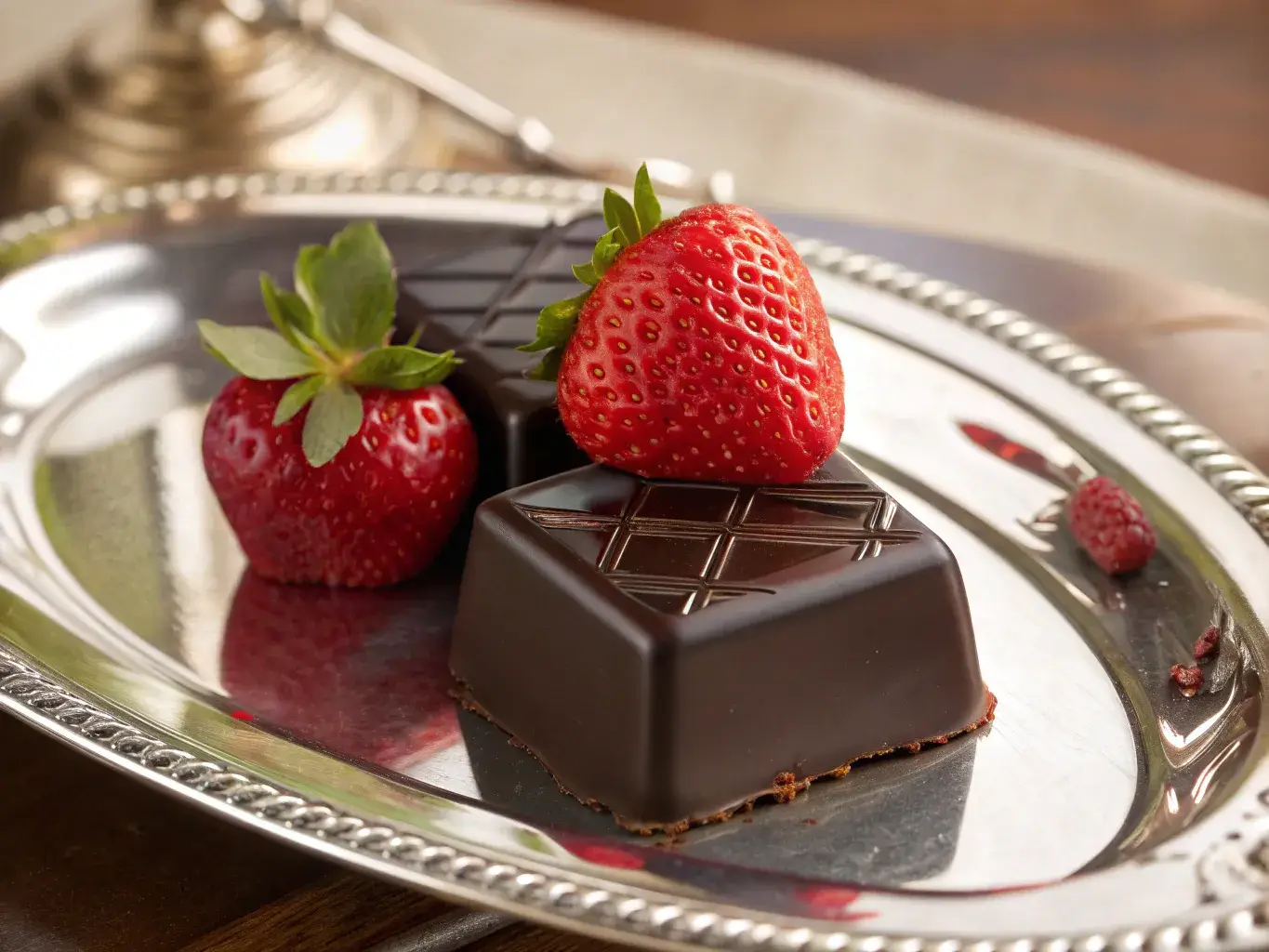 Strawberry Dubai chocolate – a gourmet treat.