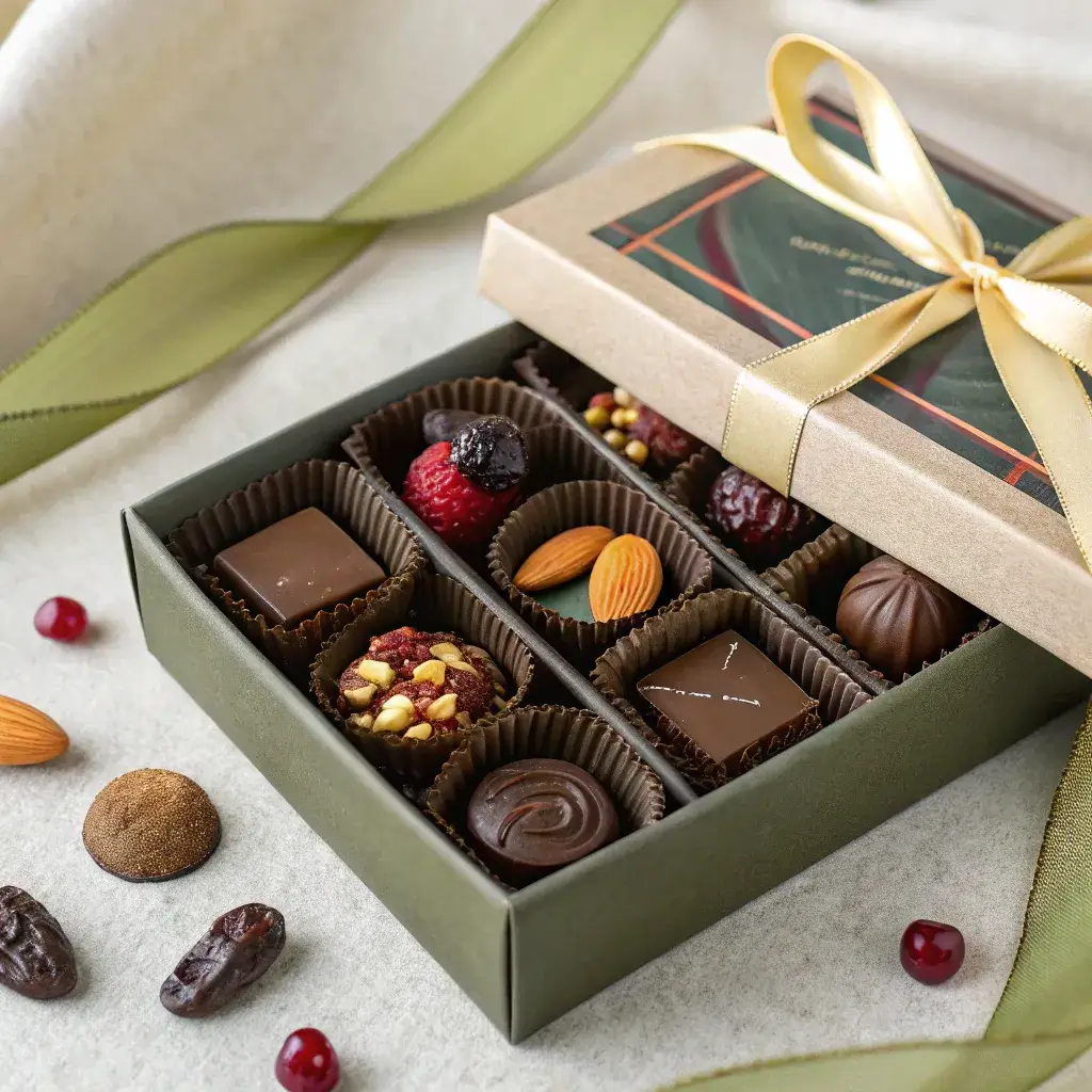 Gluten-free chocolate gift box from Dubai