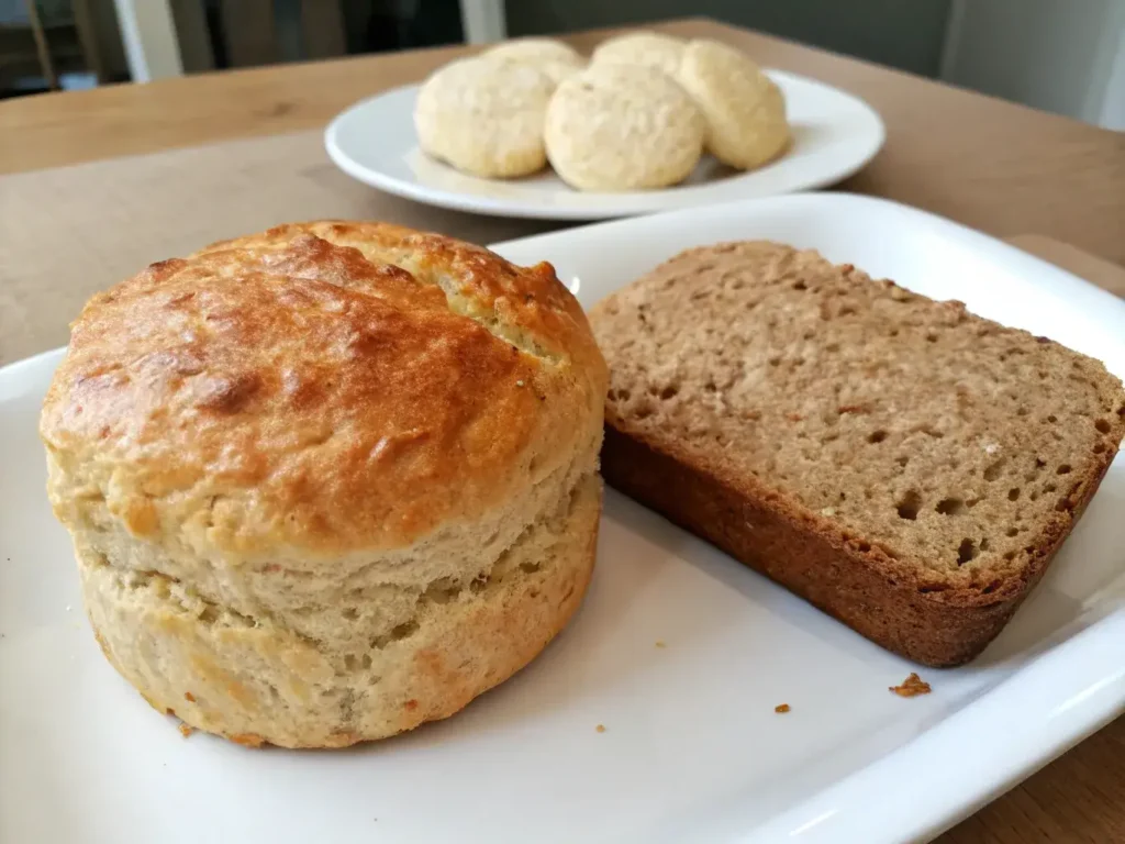 Biscuit vs bread nutrition comparison