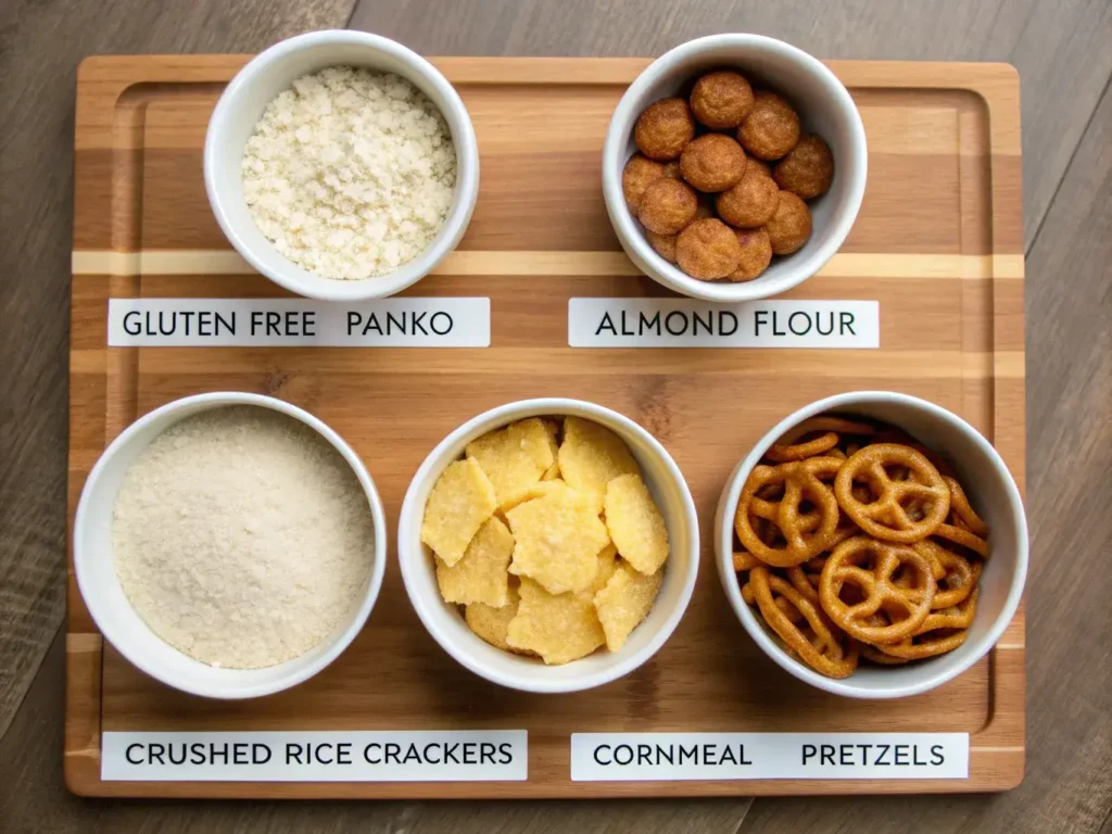 Gluten free breadcrumb options for mozzarella sticks