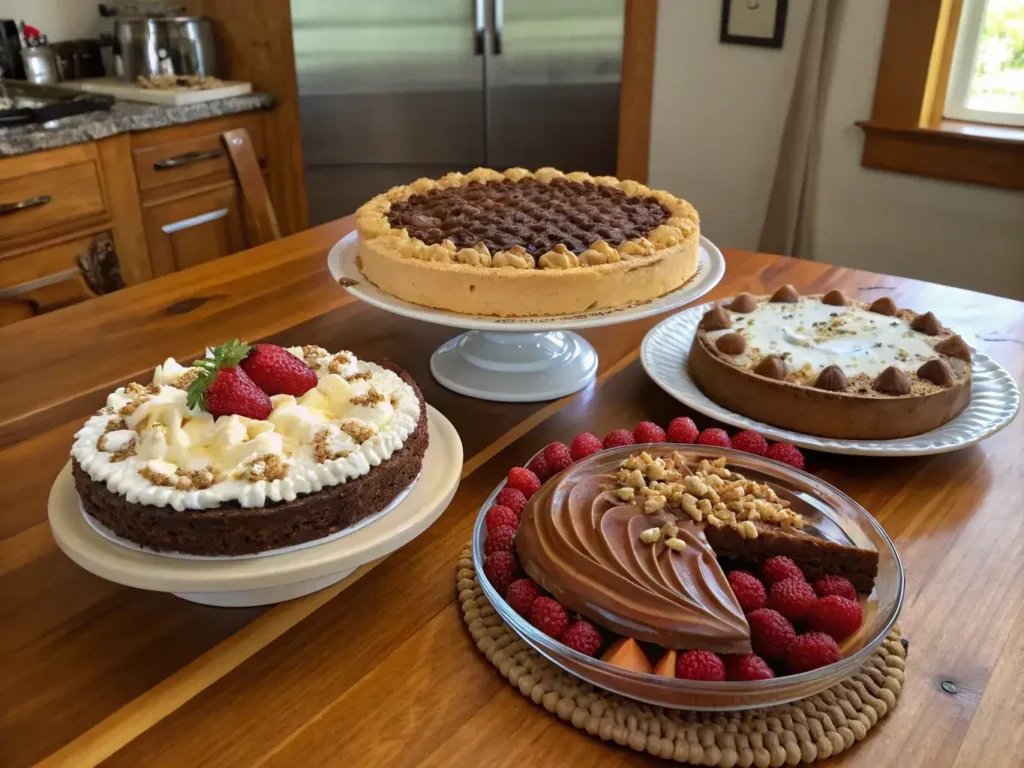 Ingredients laid out to prepare a no-bake Dolly Parton-style peanut butter pie recipe