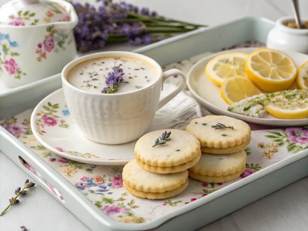 gluten-free earl grey lavender cookies