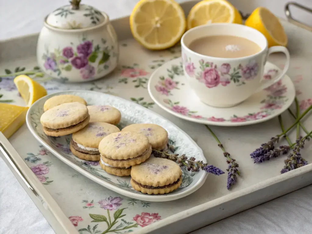 gluten-free earl grey lavender cookies