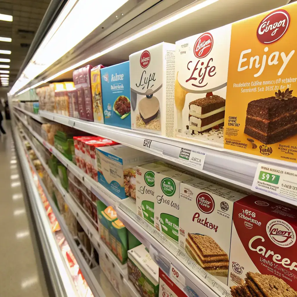 Gluten-free dessert brands in grocery store