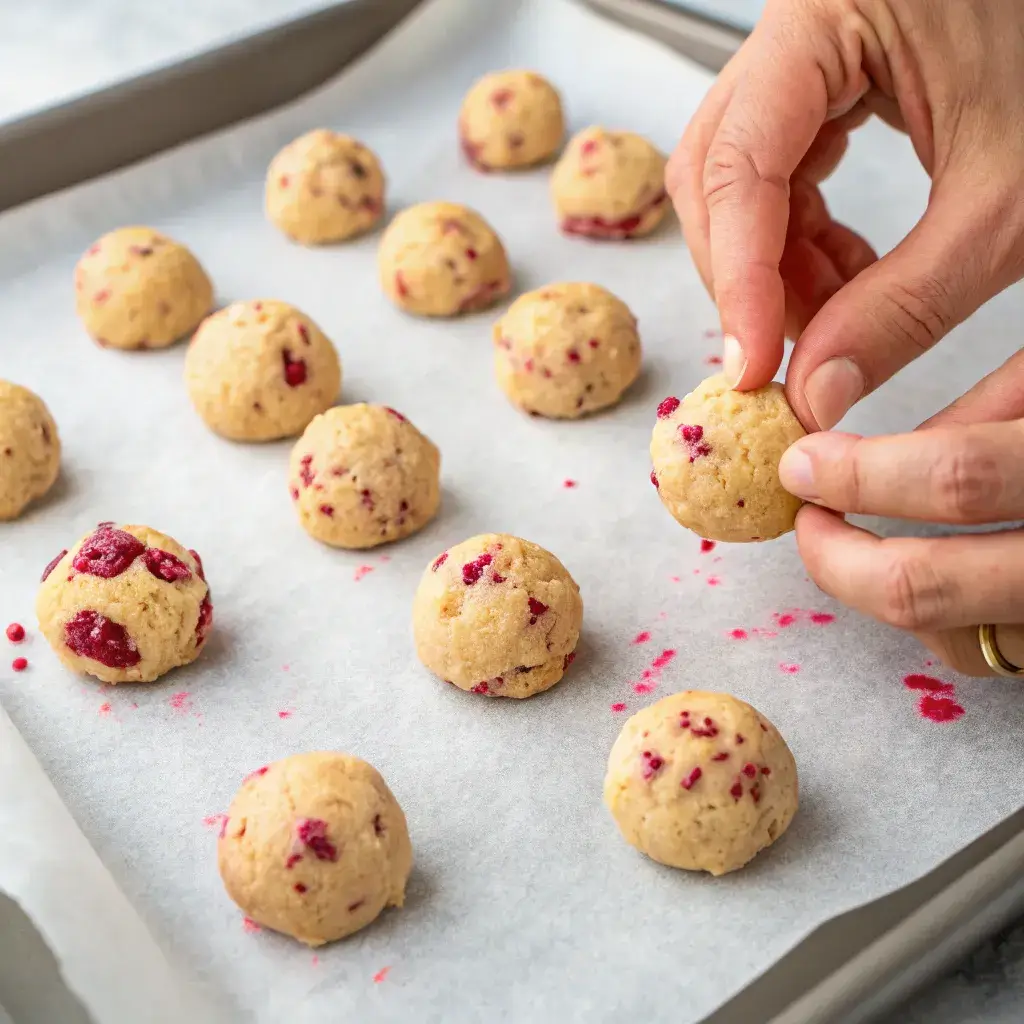 Hibiscus cookies with fresh hibiscus flower