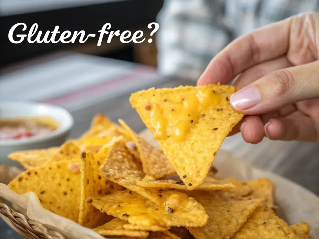 Are nacho cheese Doritos gluten free question close-up