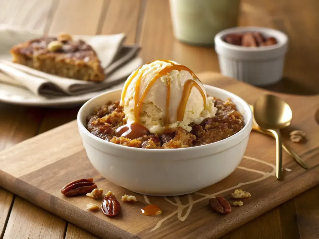 Golden pecan dump cake recipe
