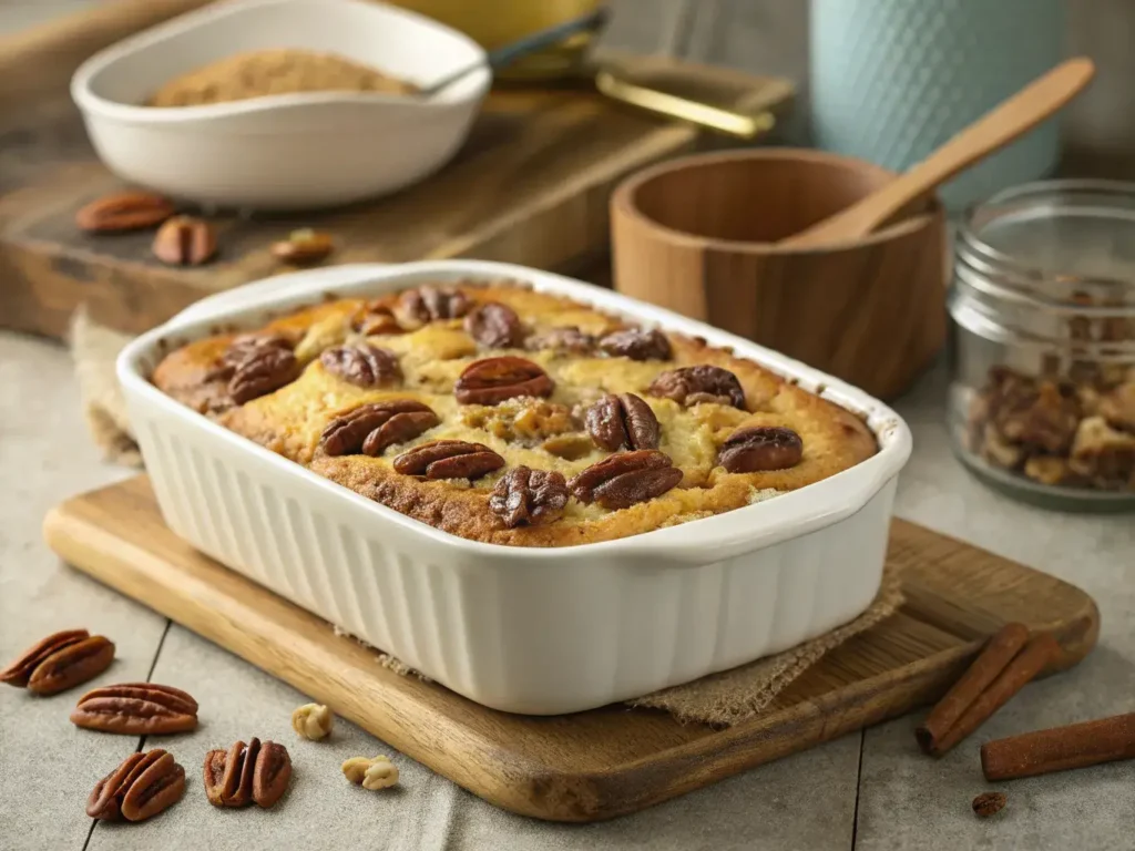 Golden pecan dump cake recipe