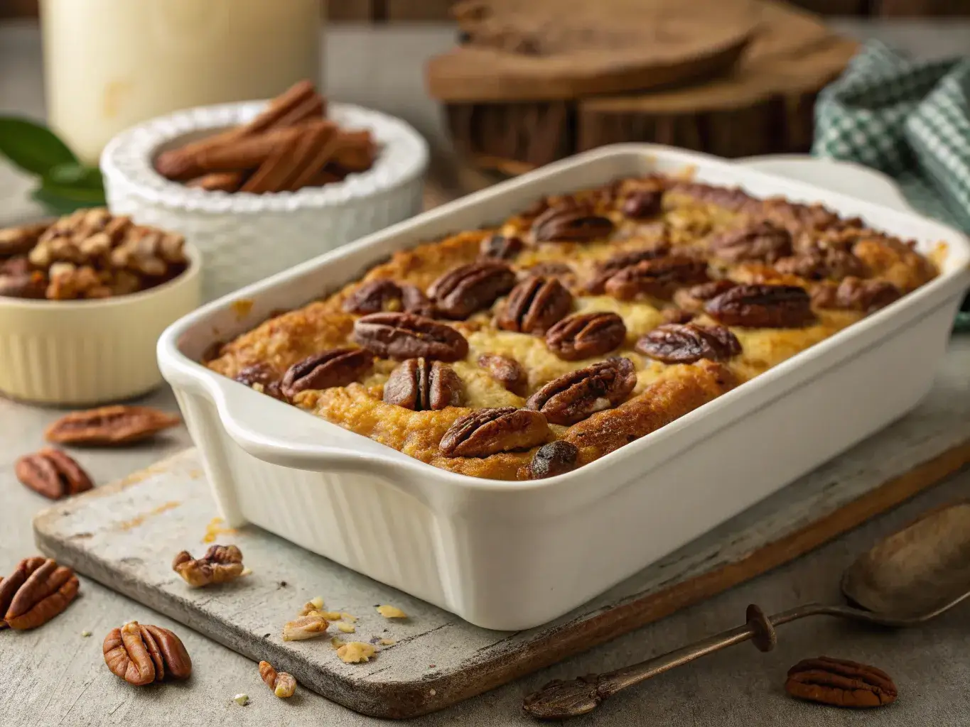 Golden pecan dump cake recipe