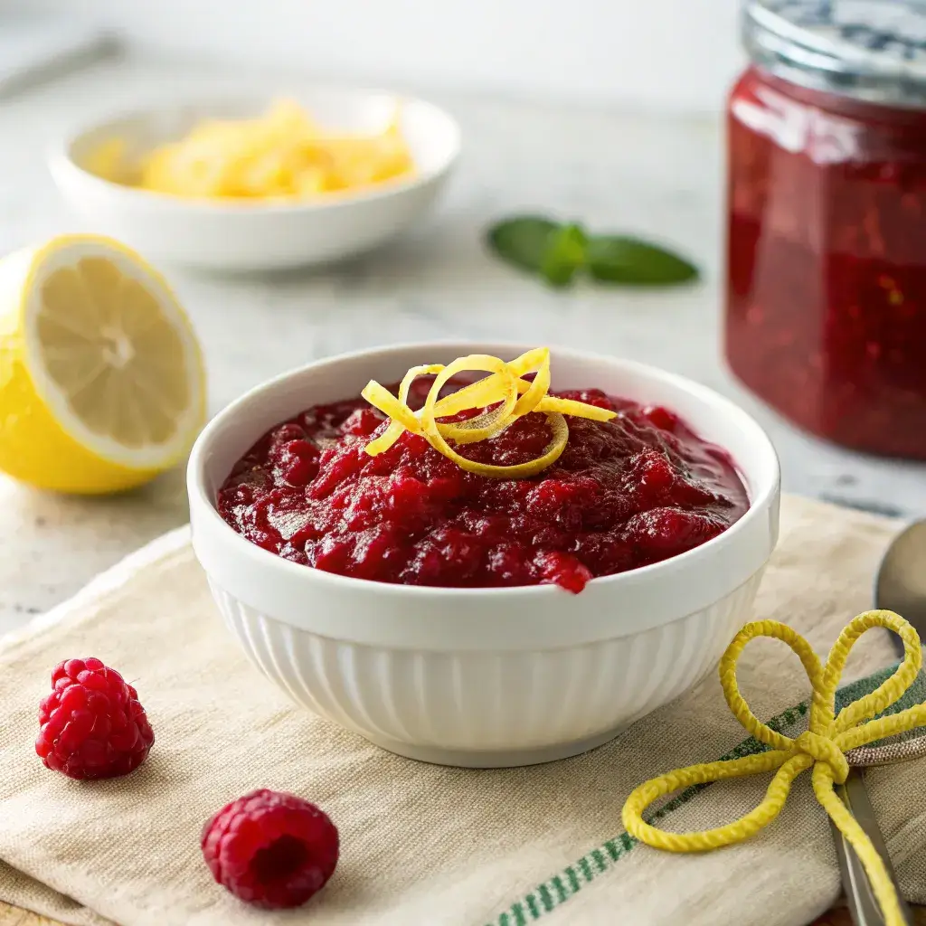 raspberry jam for lemon and raspberry macarons