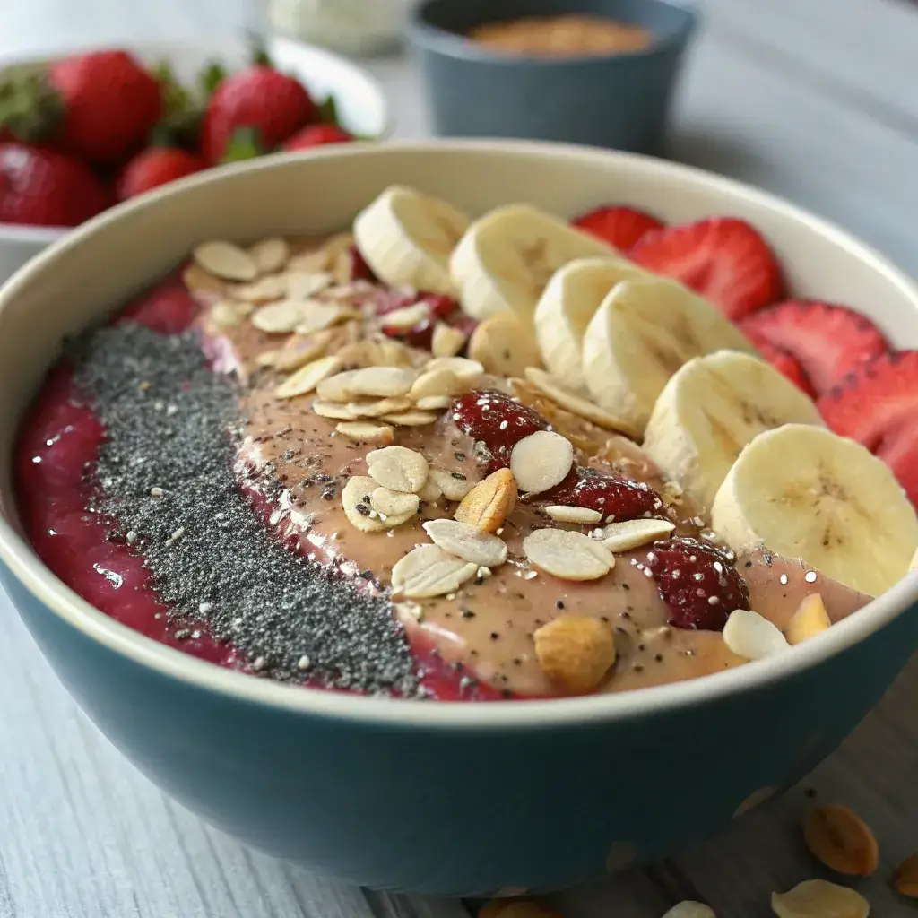 Zepbound diet plan high-protein smoothie breakfast bowl