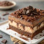 Chocolate tiramisu cake from mix