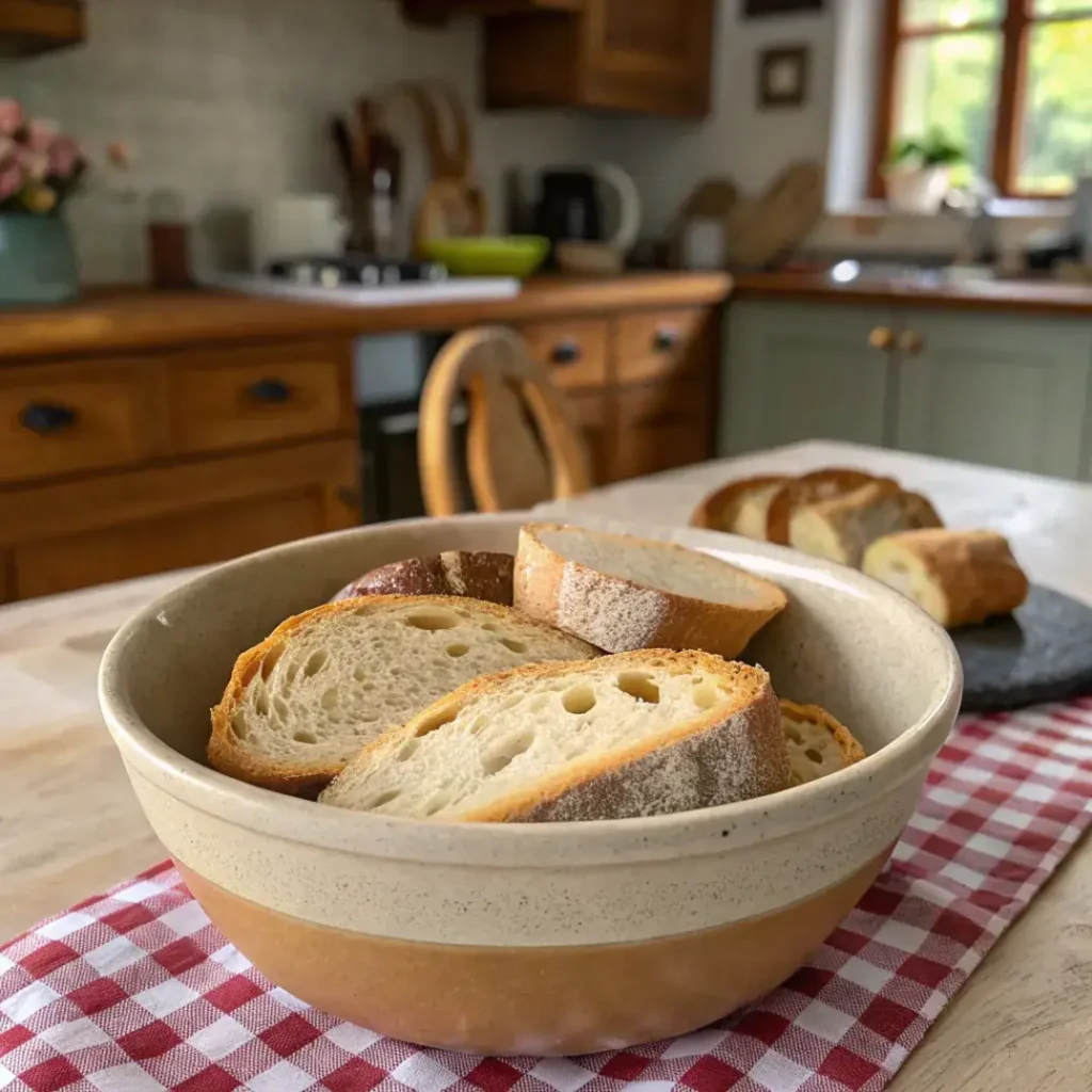 gluten-free sourdough bread slices