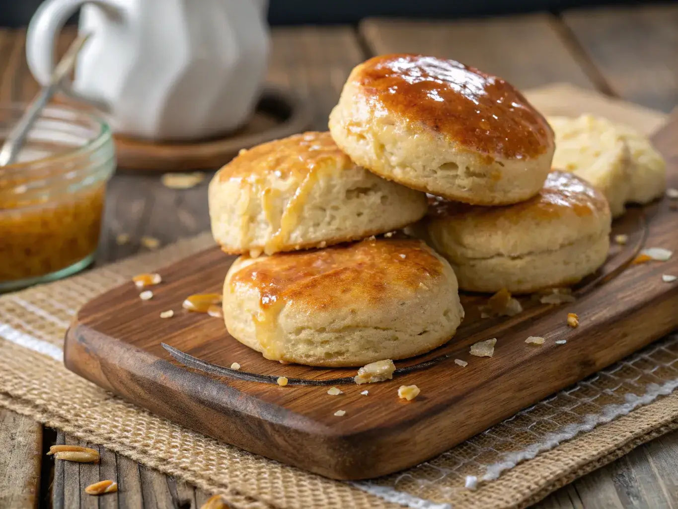 maque-style Mexican biscuits fresh from oven