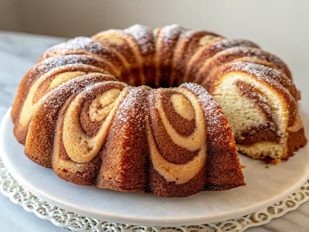 Cinnamon Swirl Bundt Cake Recipe