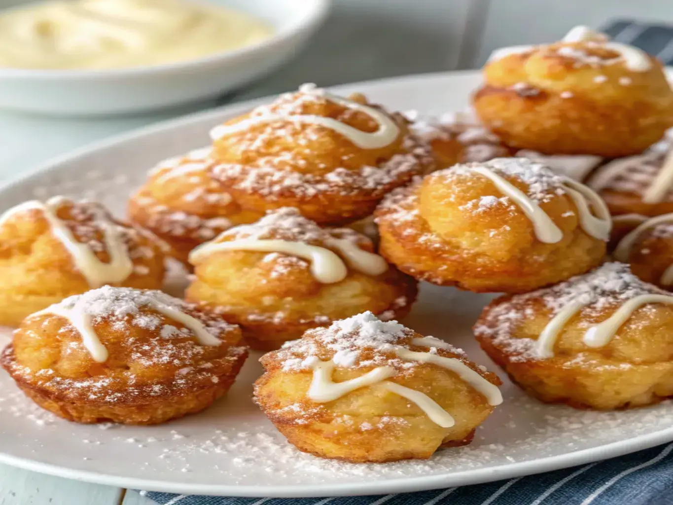 Funnel Cake Bites Recipe