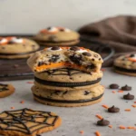 platter of Halloween Oreo Stuffed Cookies for a party