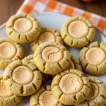 PUMPKIN CHEESECAKE THUMBPRINT COOKIES