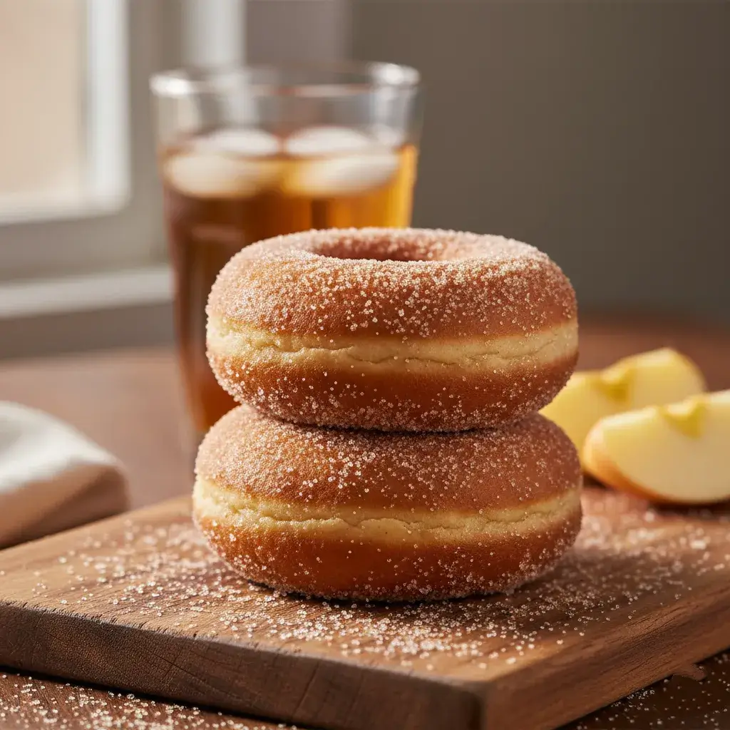 fresh-homemade-apple-cider-donuts-with-cinnamon-sugar-crust