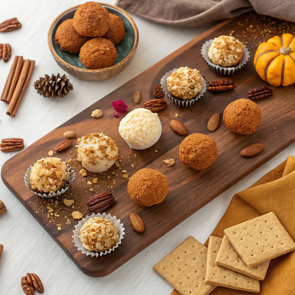 homemade Pumpkin Cheesecake Truffles