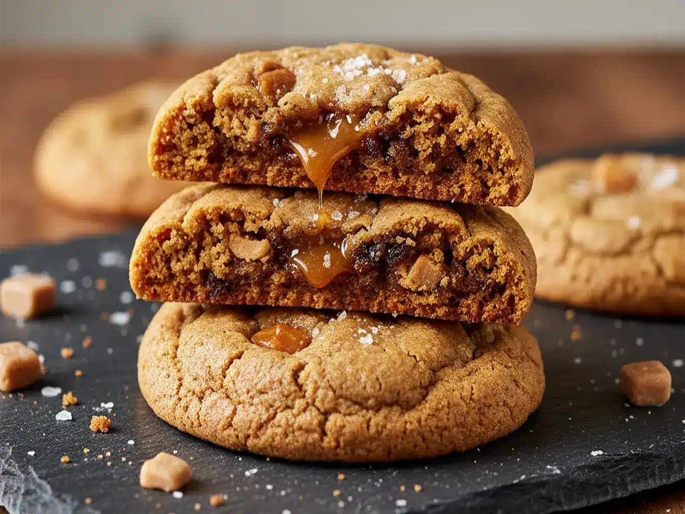 Brown Butter Coffee Toffee Cookies