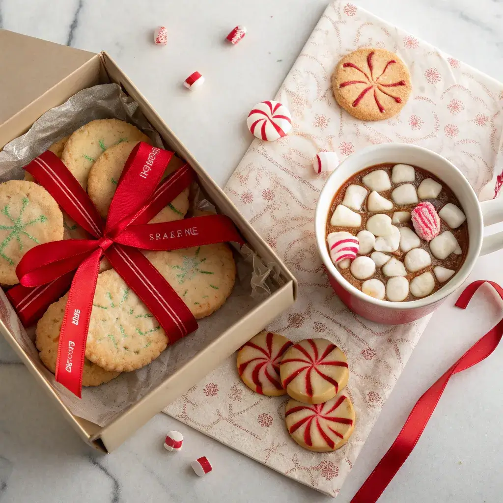 ingredients for candy cane cookies recipe