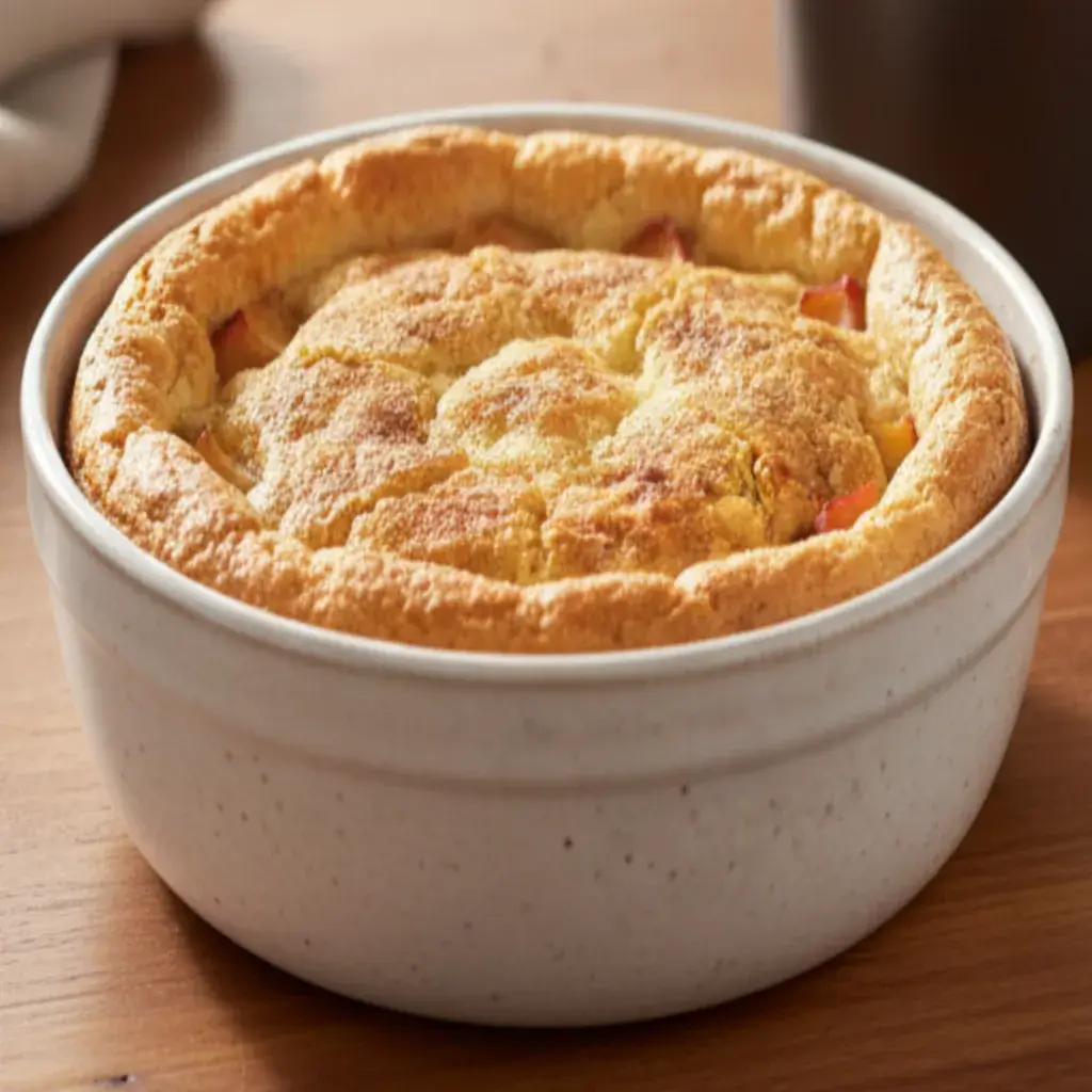 apple cinnamon cottage cheese bake breakfast spread
