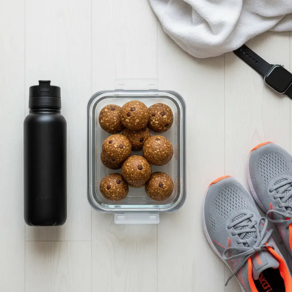 meal prep Healthy Pumpkin Protein Balls for on the go