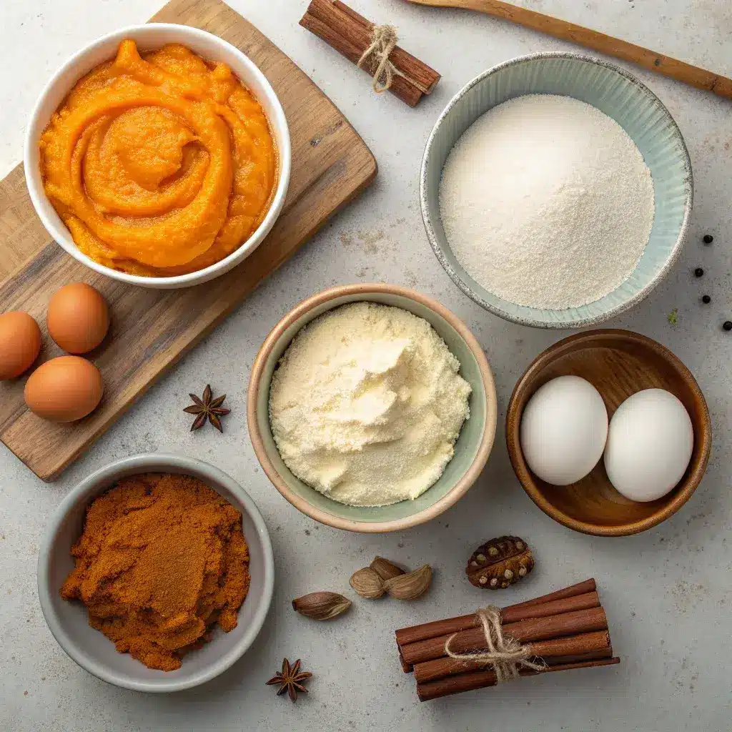 A freshly baked pumpkin roll with cream cheese filling