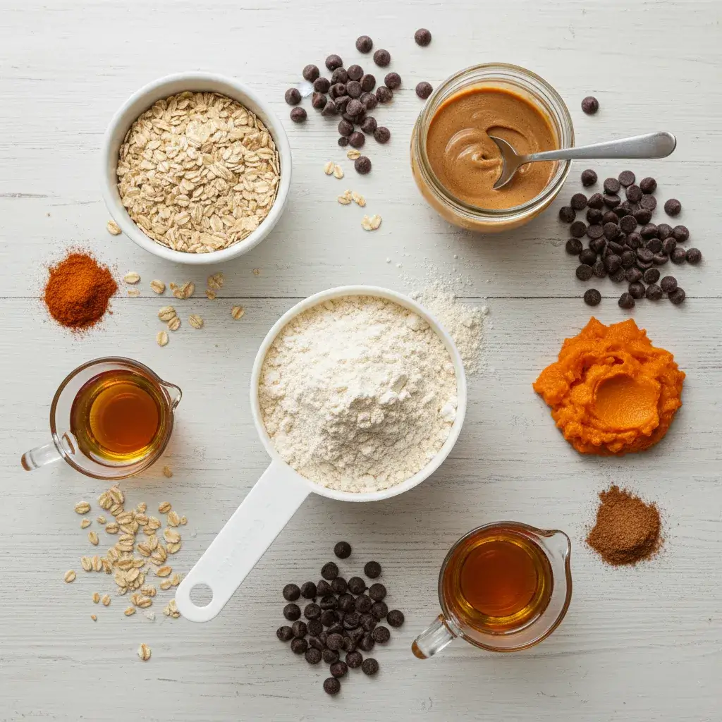 ingredients for Healthy Pumpkin Protein Balls