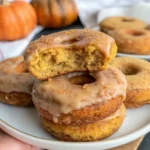 fresh-baked homemade paleo pumpkin donuts