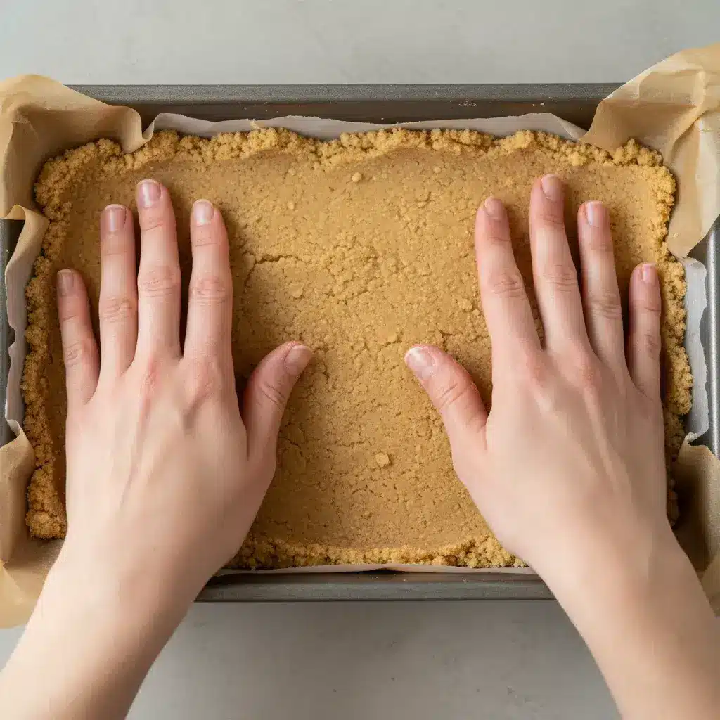 pressing-gluten-free-pumpkin-pie-bar-crust