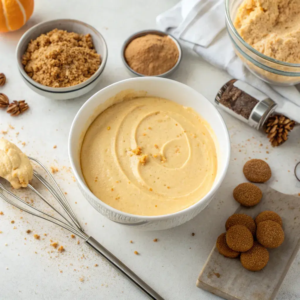 pumpkin-cheesecake-truffle-mixture-in-bowl