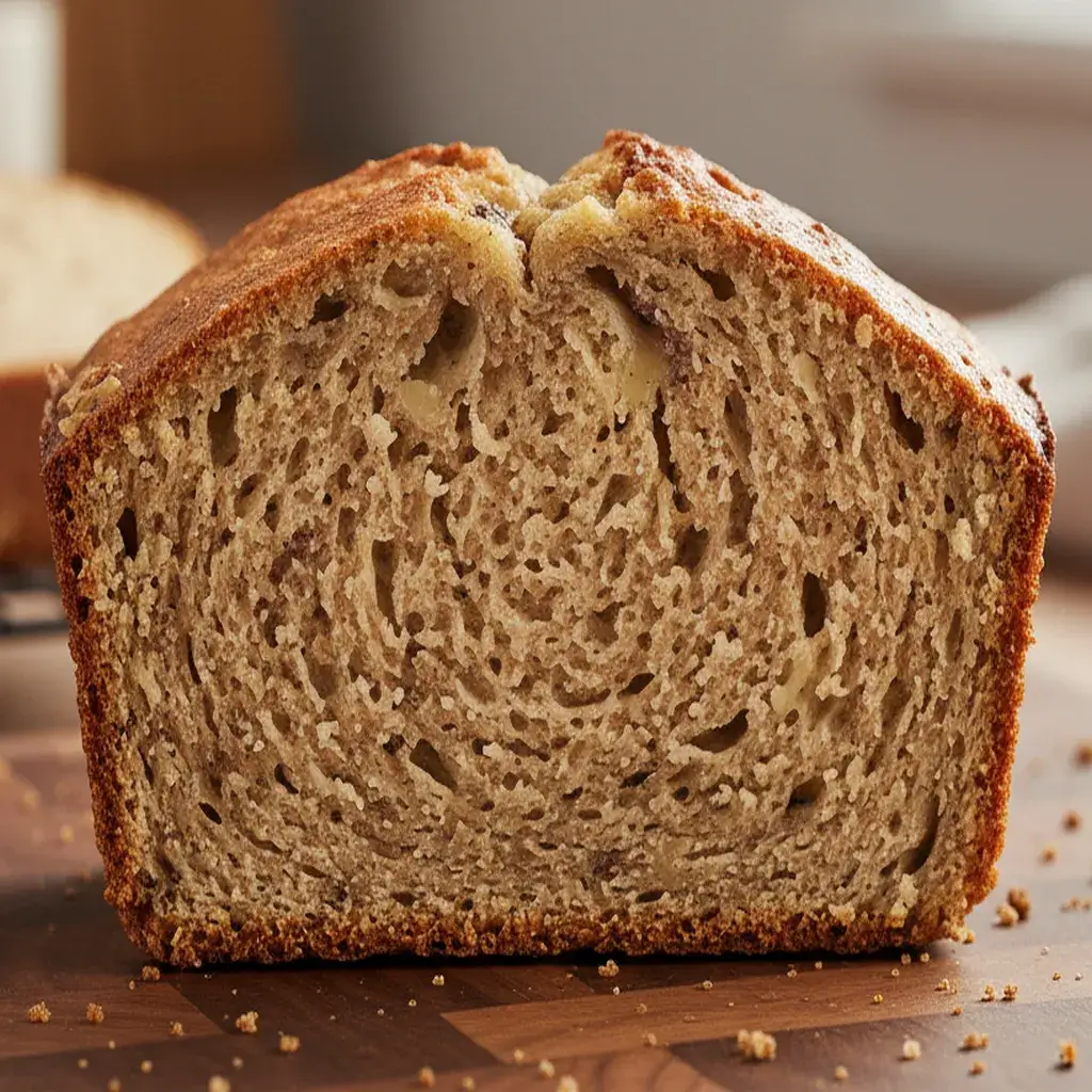 serving-gluten-free-banana-bread-with-almond-butter