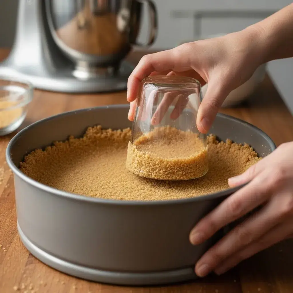 graham cracker crust for peach cobbler cheesecake