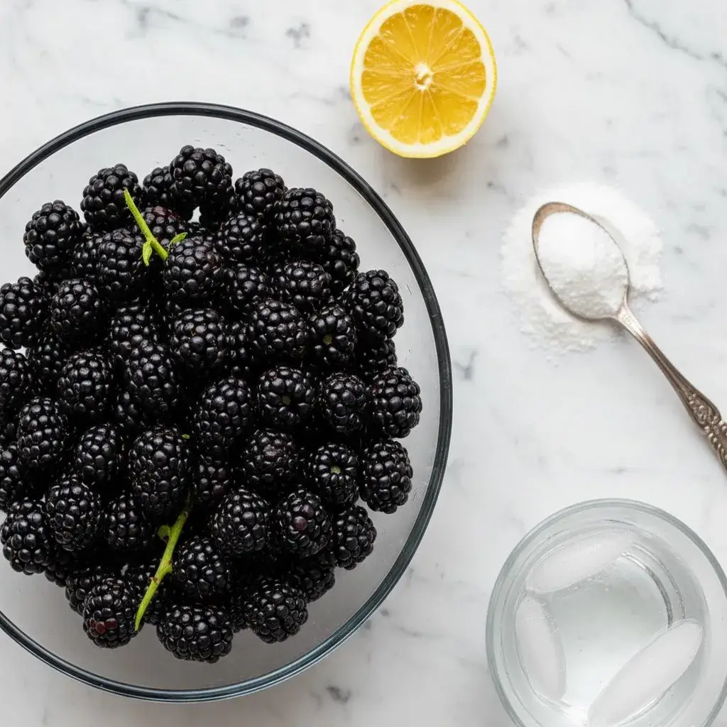 ingredients-for-blackberry-pie-filling
