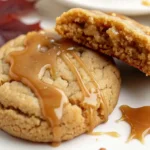 stack of soft brown sugar maple cookies