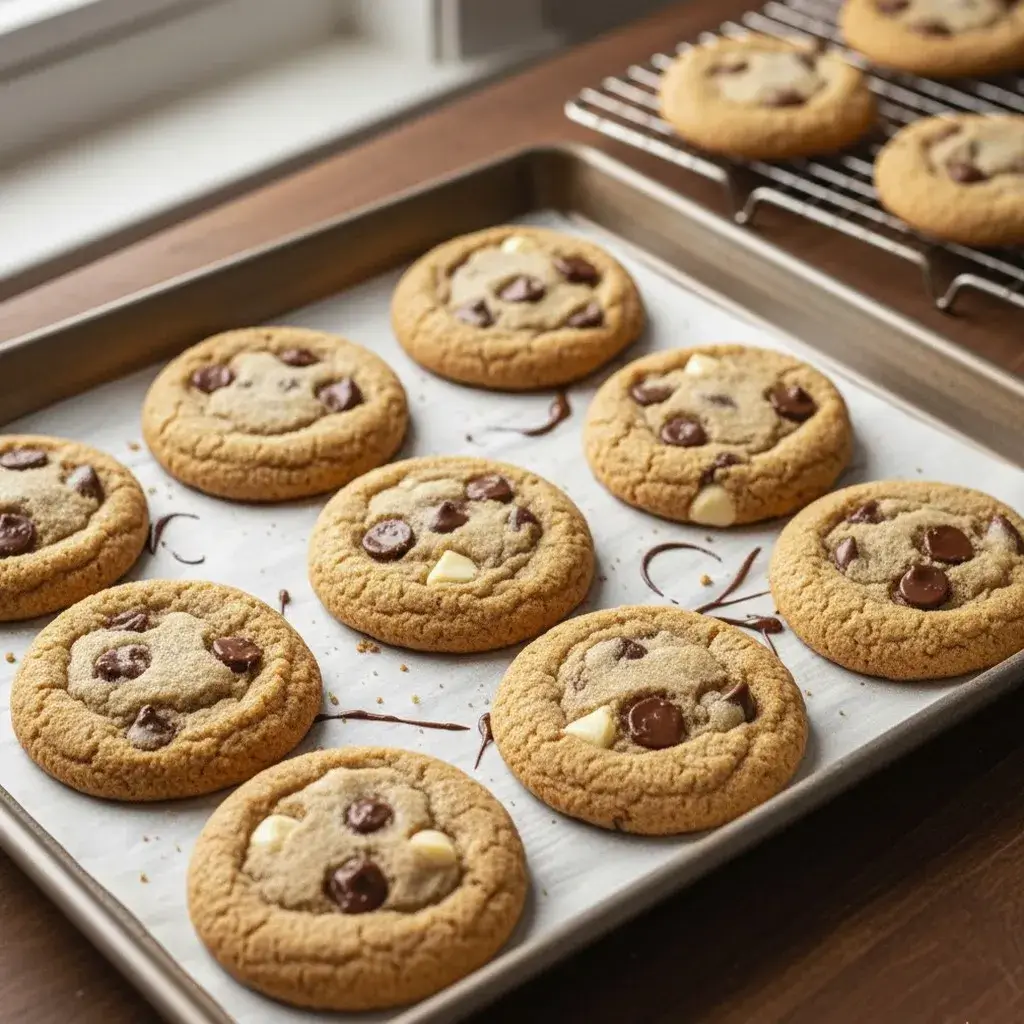 Drop rounded tablespoons of dough onto your prepared baking