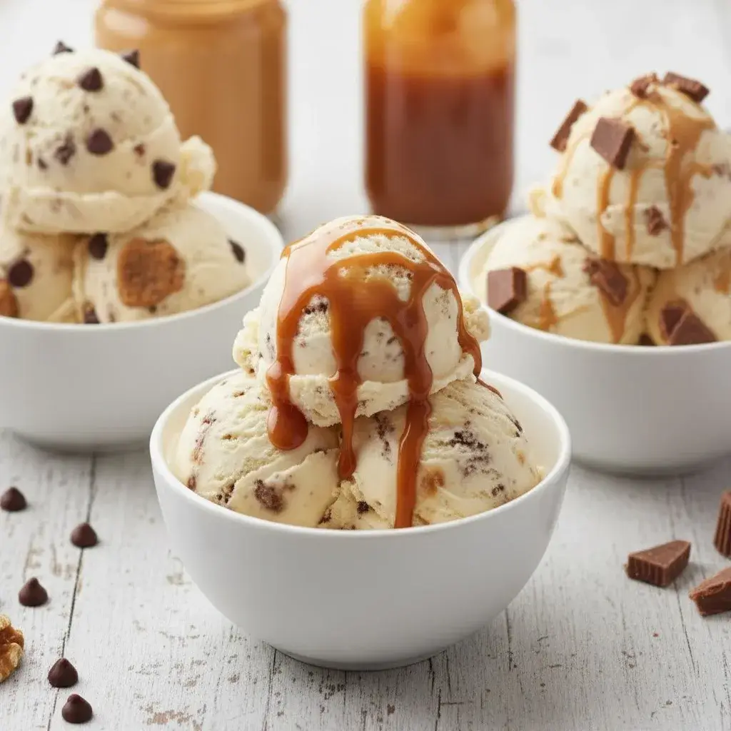 variations of chocolate chip cookie dough ice cream