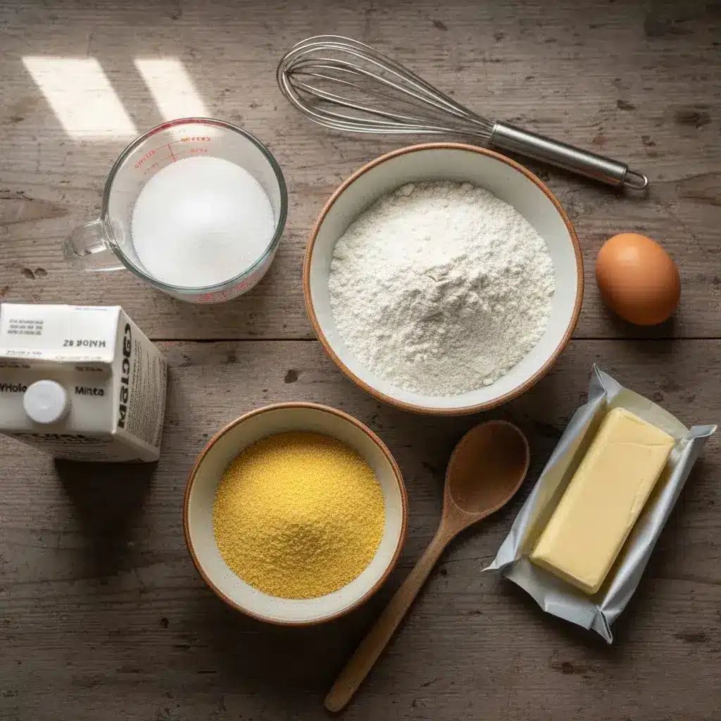 ingredients for cornbread without cornmeal