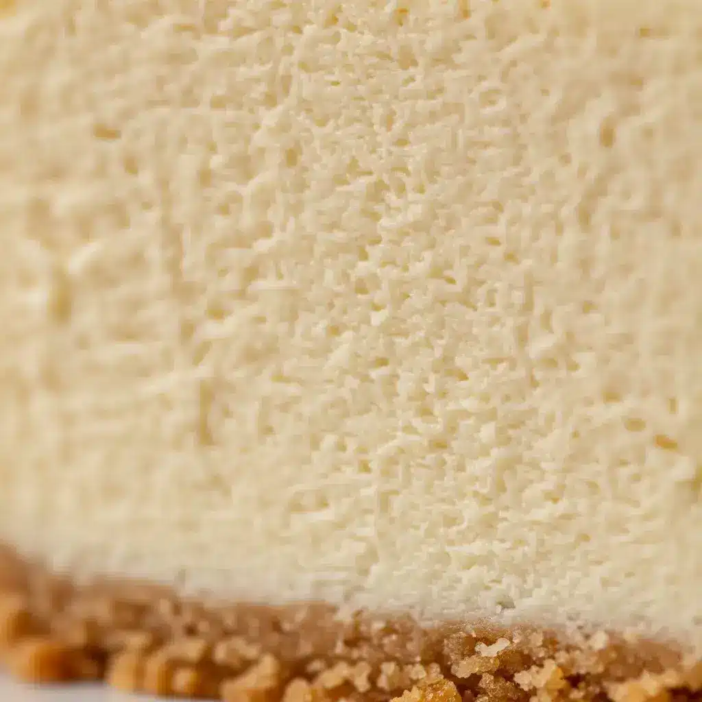 creamy texture of gluten free cheesecake filling