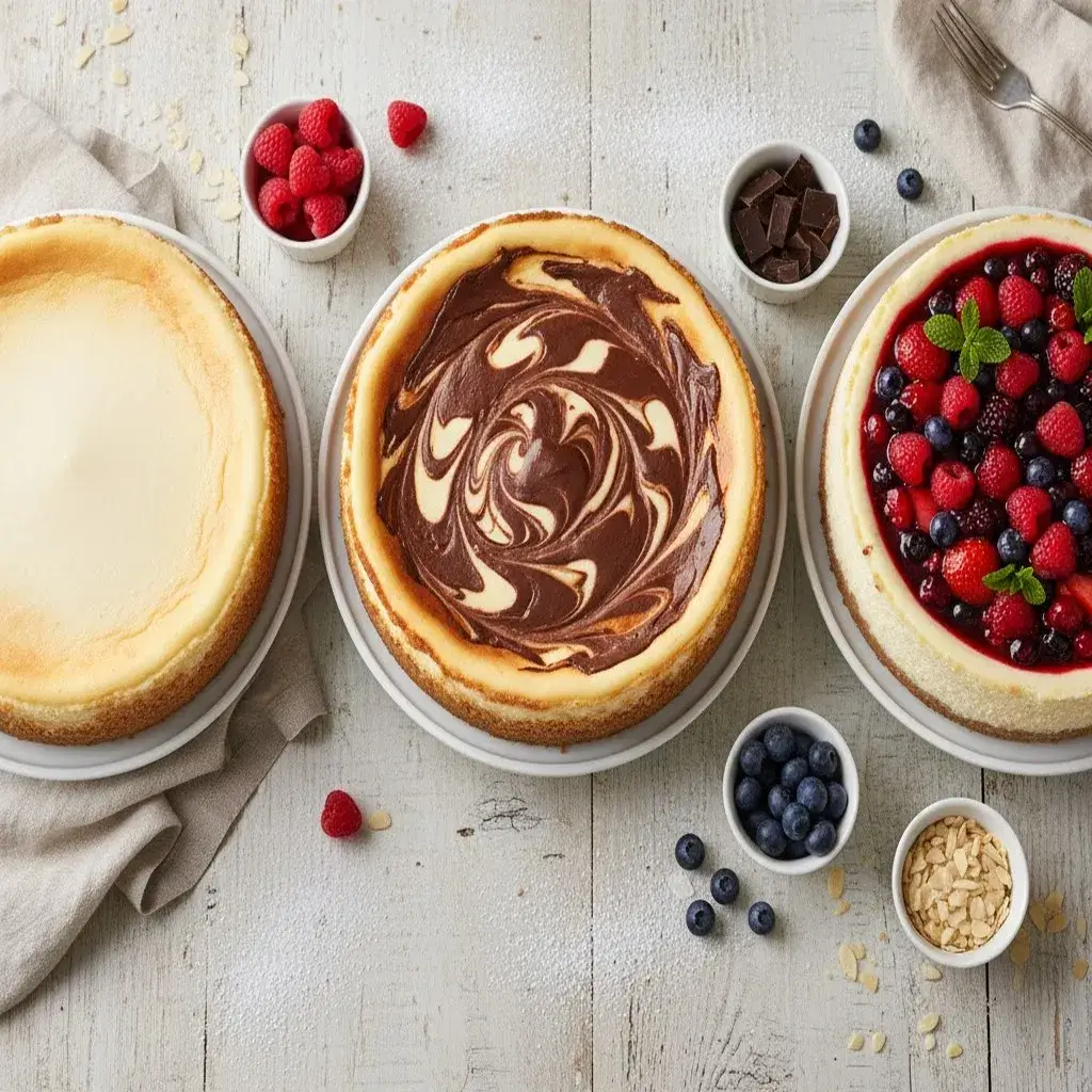 variations of gluten free cheesecakes