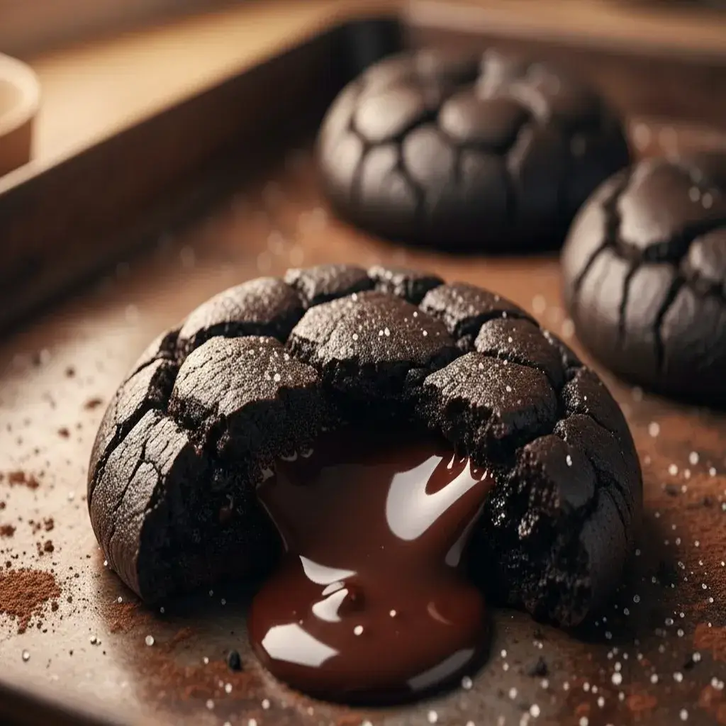 gooey-lava-cookie-a-la-mode