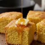 cornbread without cornmeal served with chili