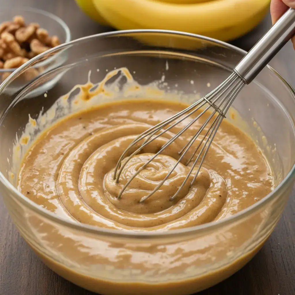 wet-ingredients-for-gluten-free-banana-bread