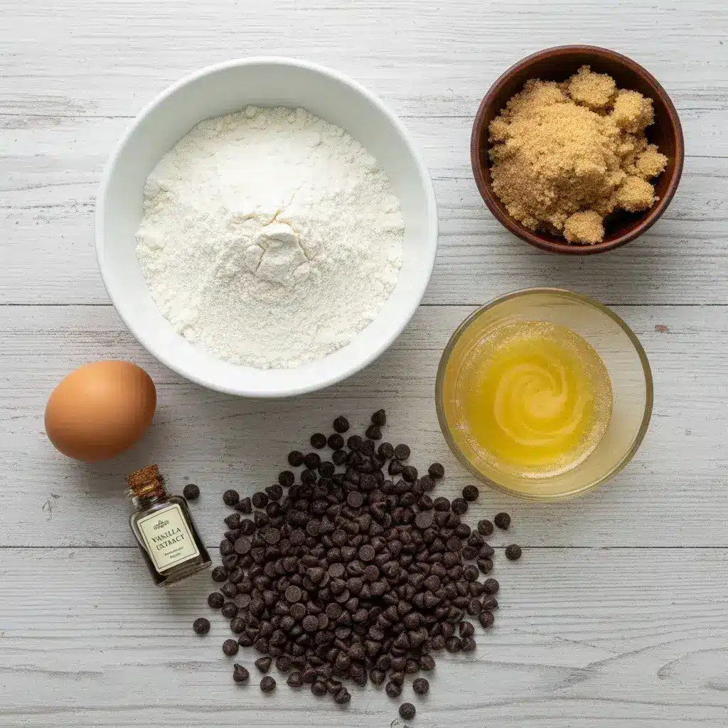 ingredients-for-mini-chocolate-chip-cookies